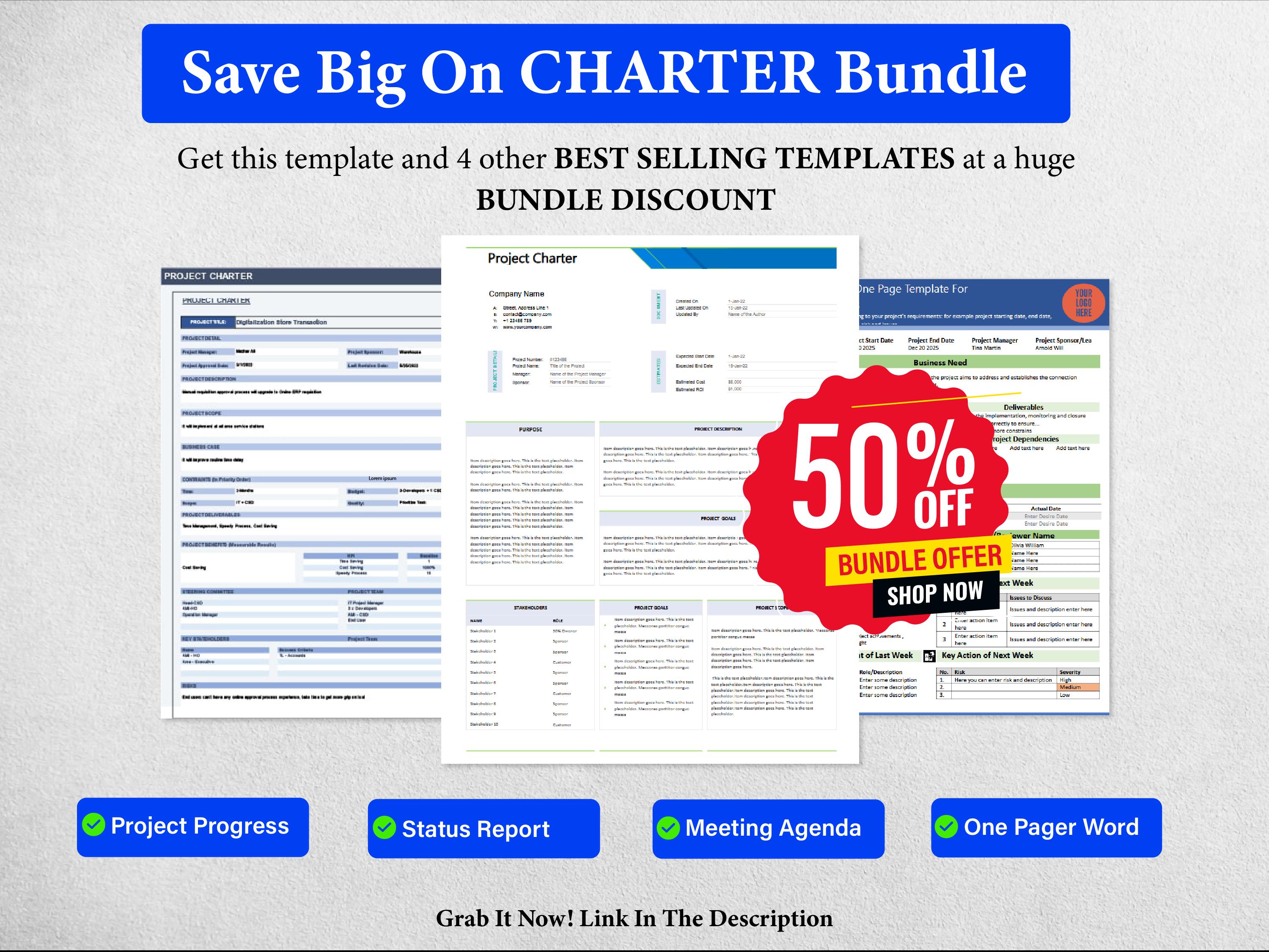 8+ Project Charter Templates MOT