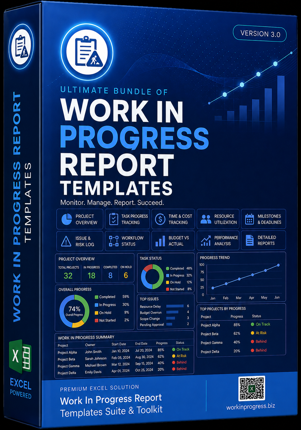 250+ Work in Progress Report Templates