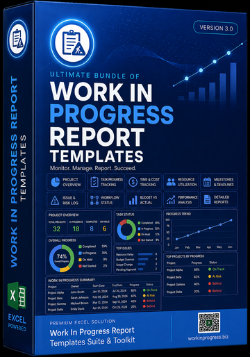 250+ Work in Progress Report Templates