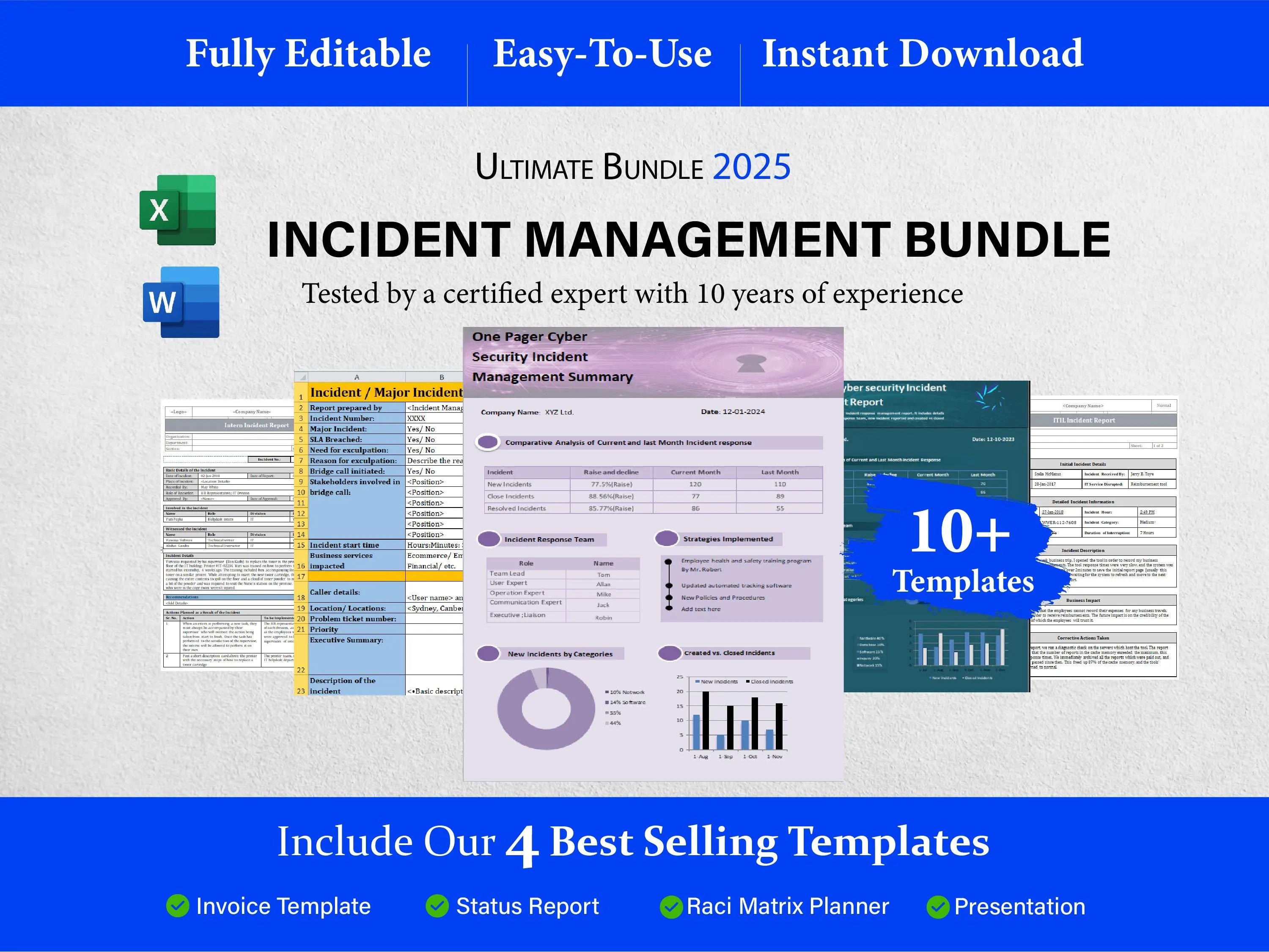 10+ Incident Management Bundle Templates