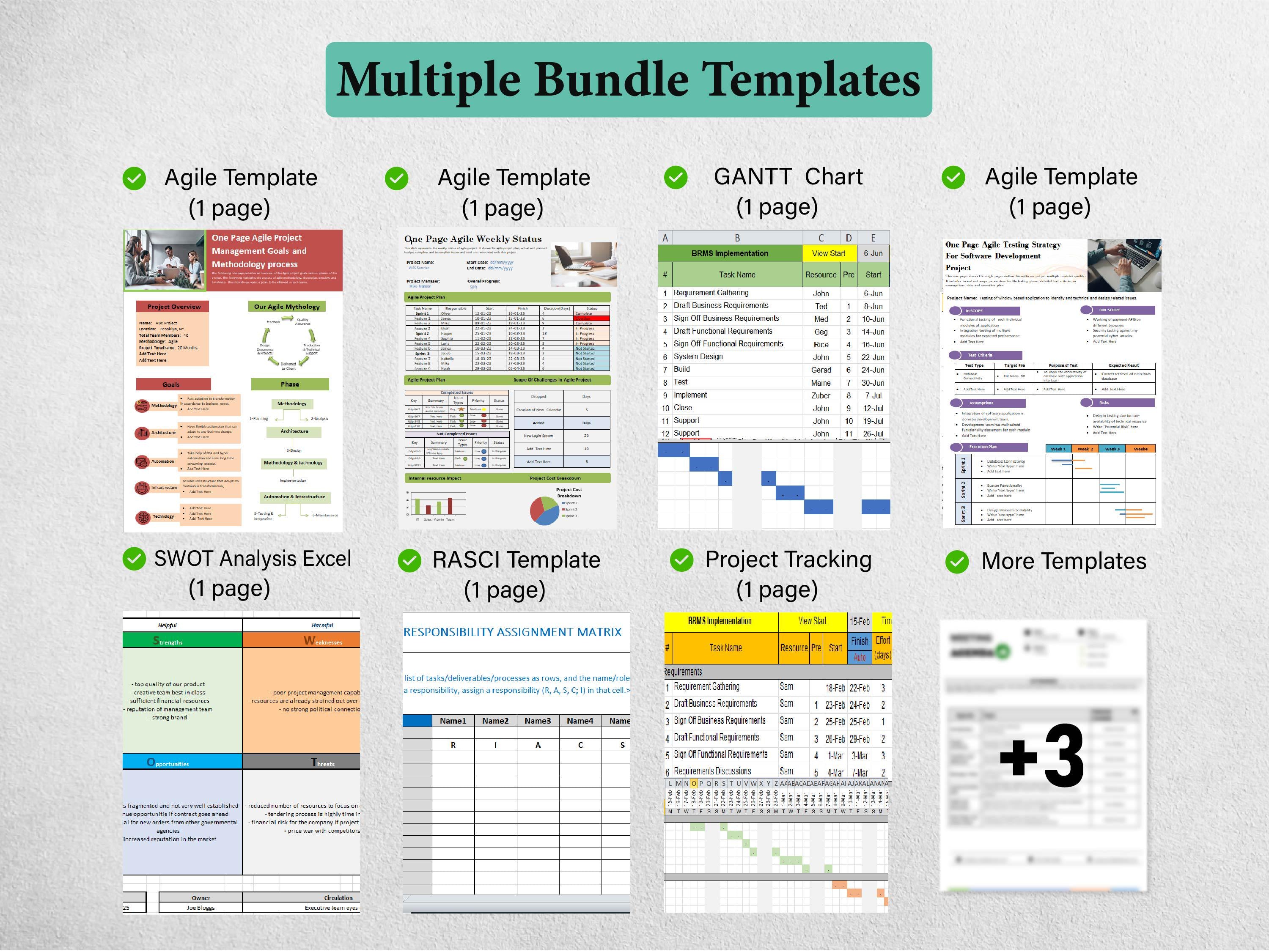 10+ Agile Project planning Templates