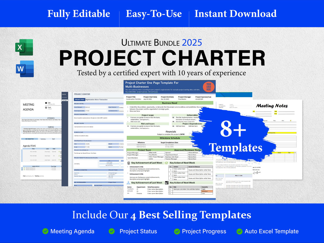 8+ Project Charter Templates