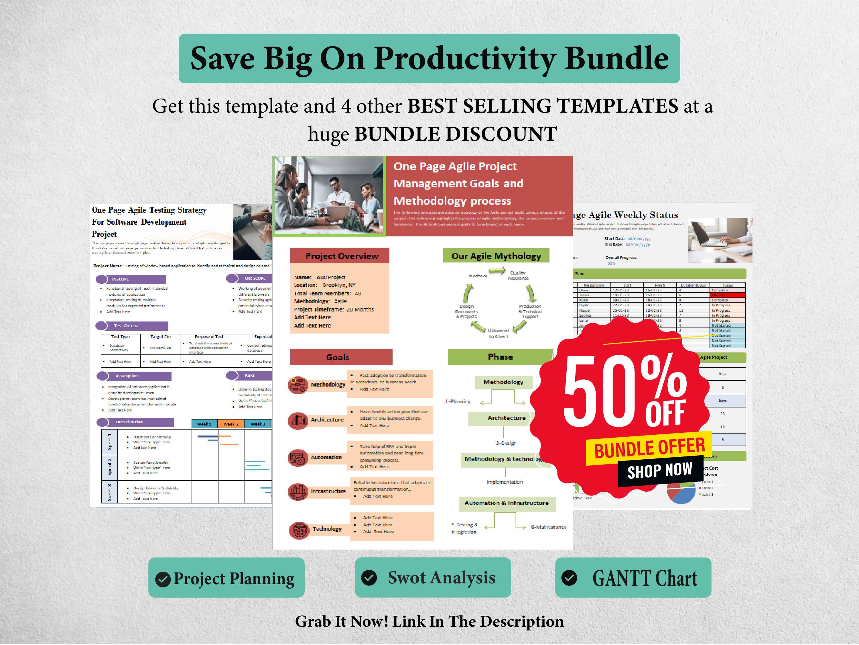 10+ Agile project plan Templates Word/Excel