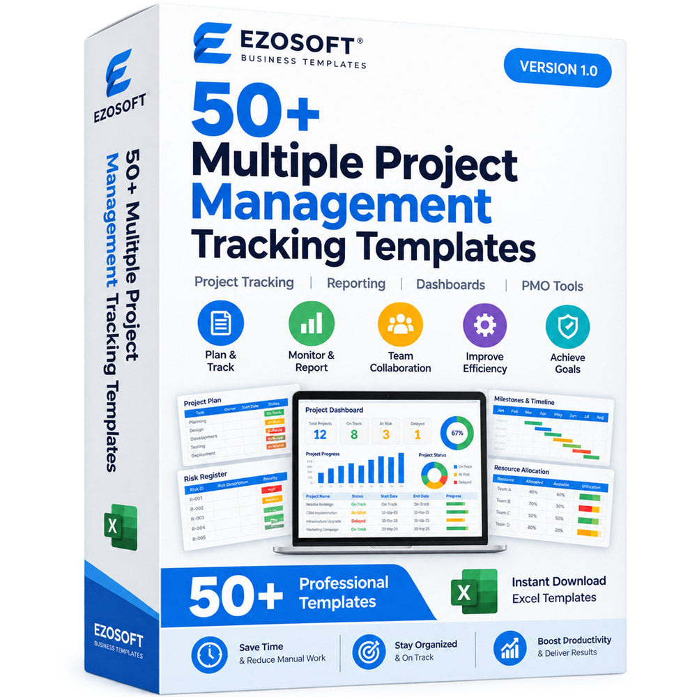 50+ Multiple Project Management Tracking Templates