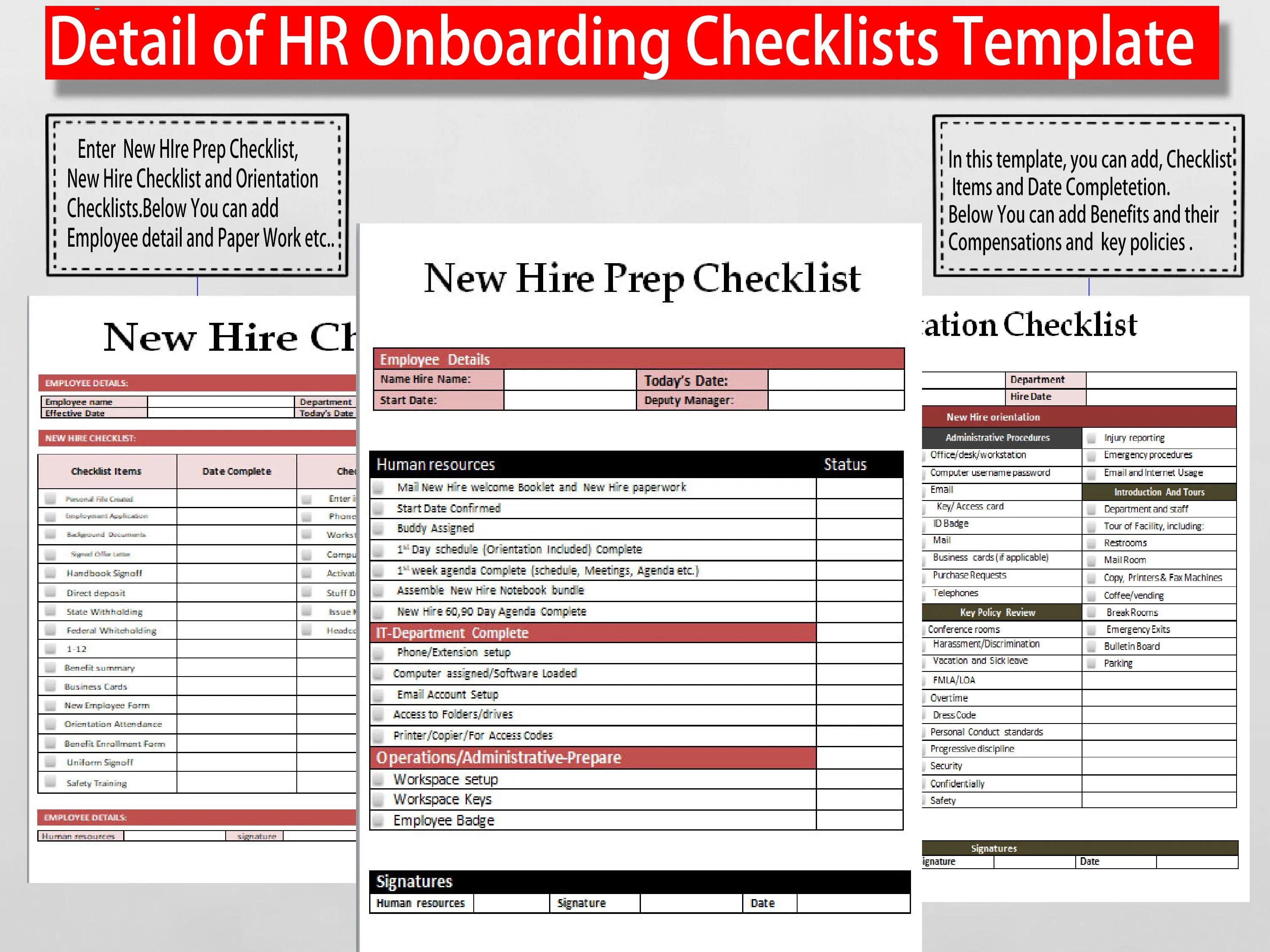 3+ HR Employee Benefit Templates