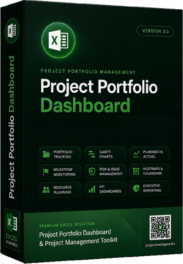 Advanced Project Plan & Portfolio Excel Template