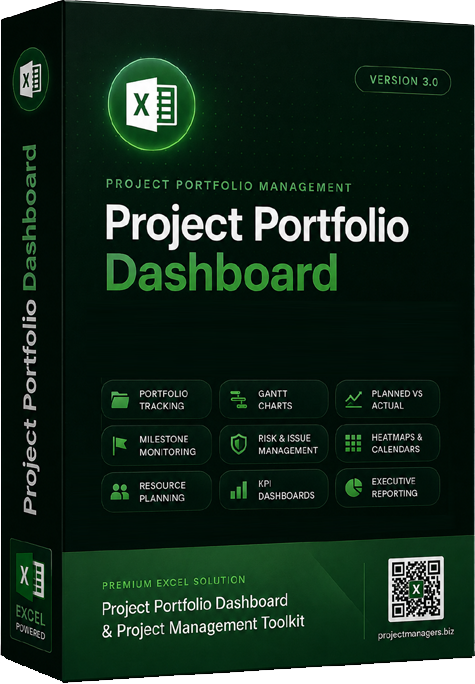 Advanced Project Plan & Portfolio Excel Template
