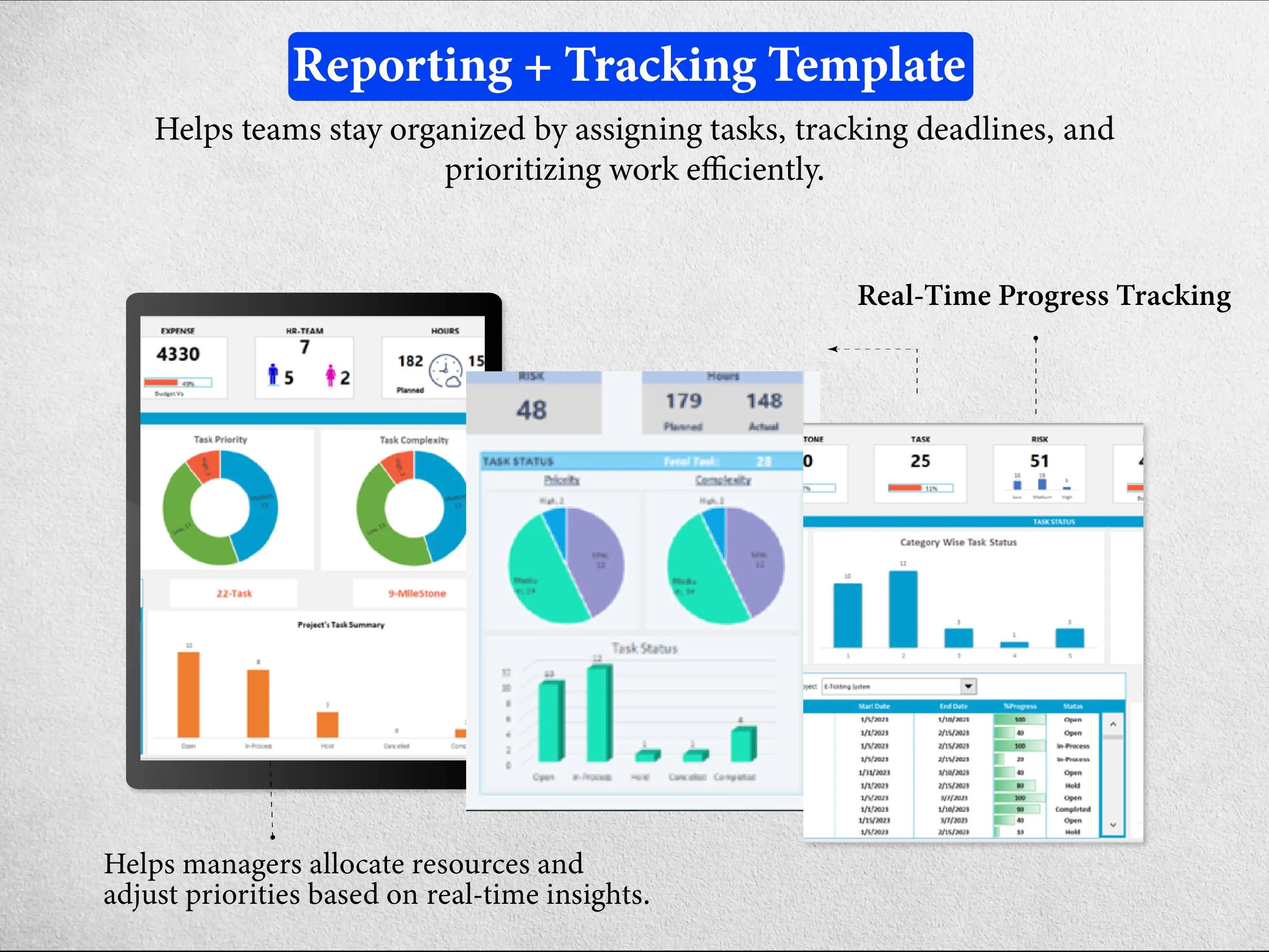 50+ Multiple Project Management Tracking Templates