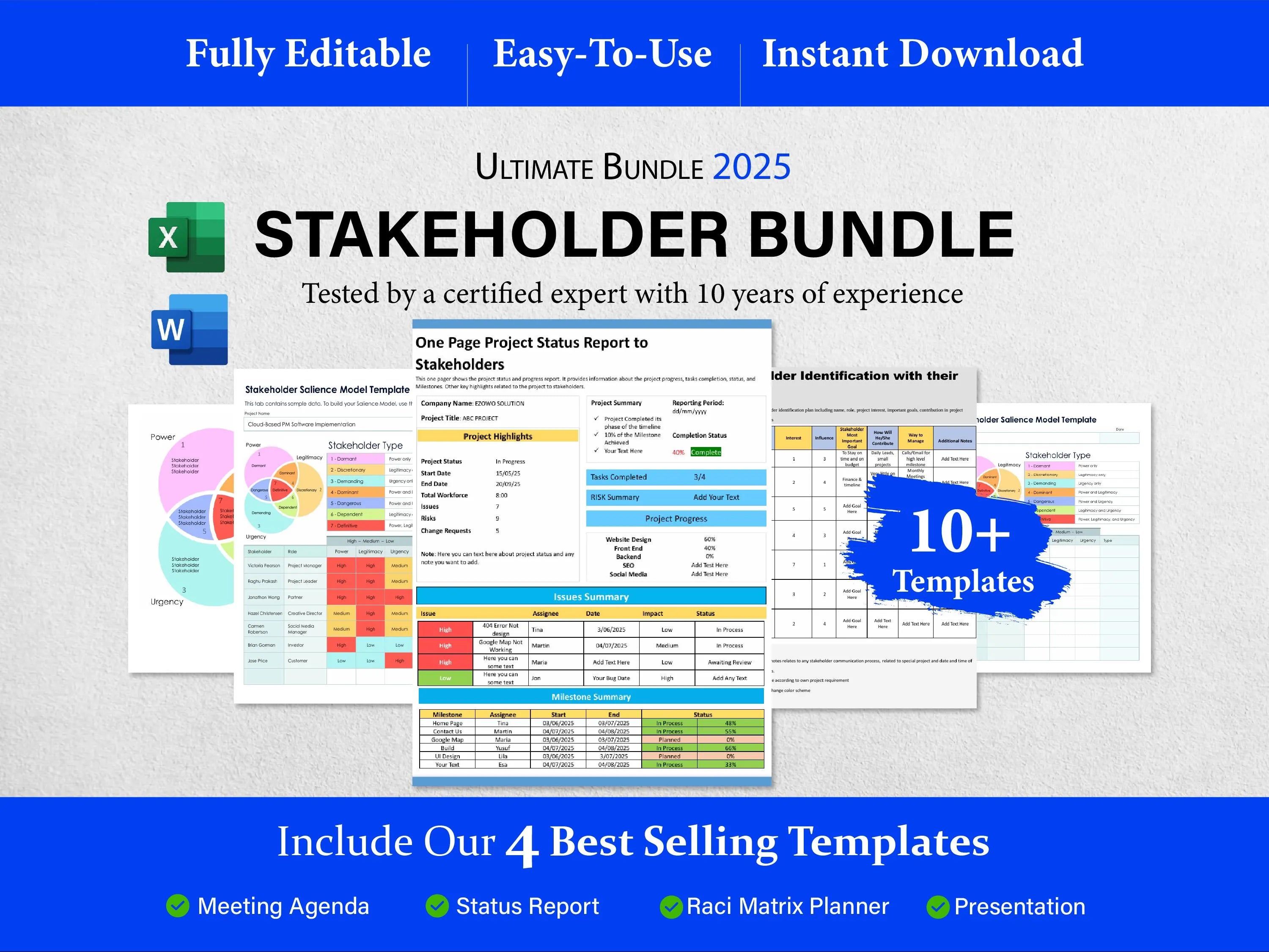 10+ Stakeholder management Bundle Templates